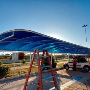 Cobertura Estacionamento Sombrite e Lona PVC