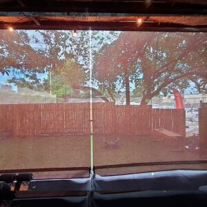 Toldo cortina lona PVC Visor tela Screen